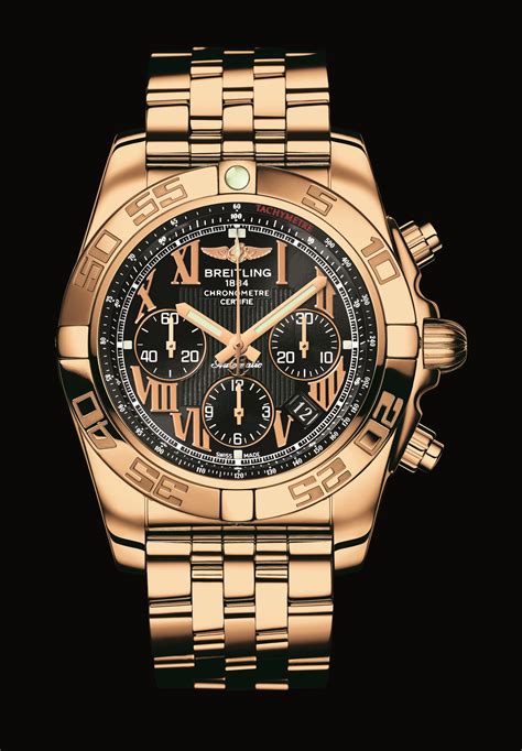 breitling montbrillant rose gold|breitling chronomat 42 rose gold.